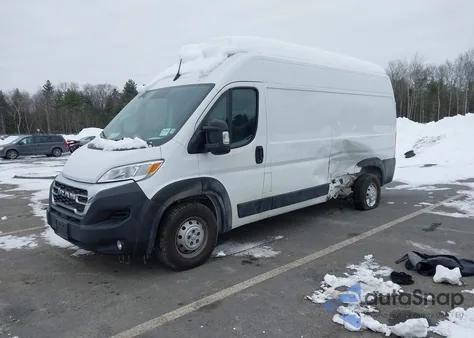 2023 Ram Promaster 2500 High Roof 159 Wb z USA, uszkodzony, nr VIN 3C6LRVDGXPE574525